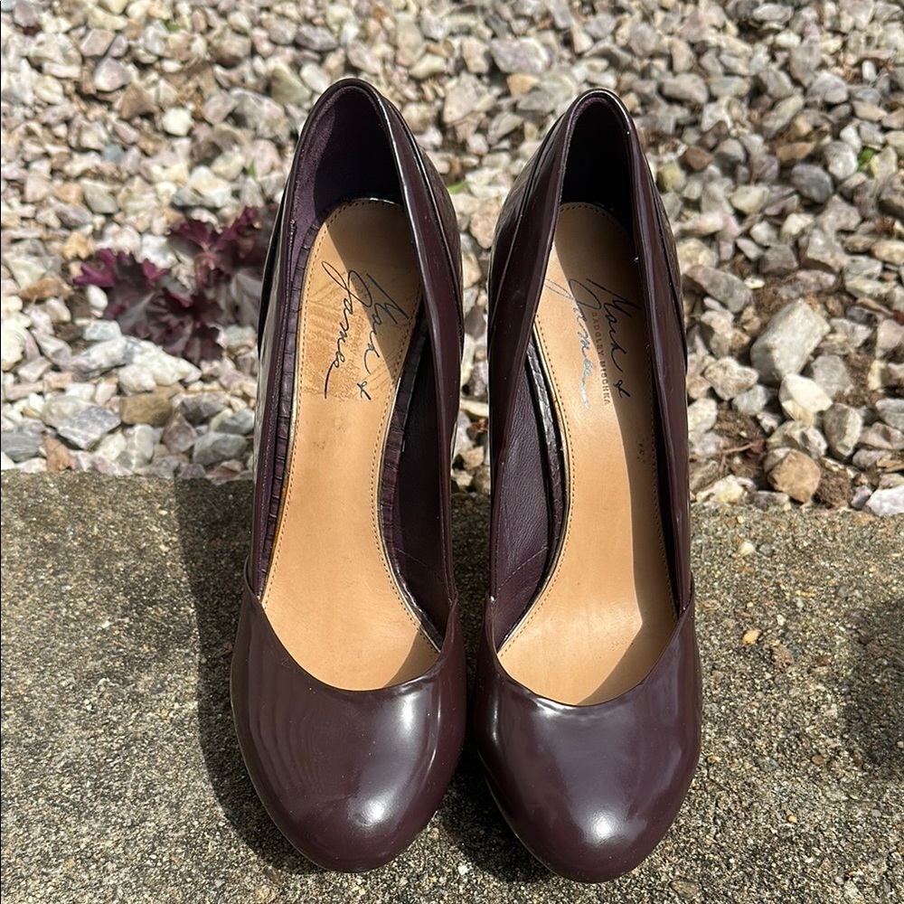 Badgley Mischka Purple Heels Elegant Stiletto Pumps